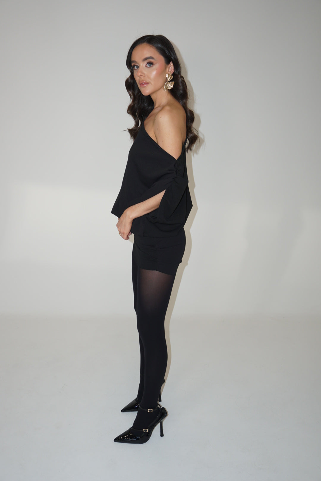 Louise Dress Black size small SAMPLE
