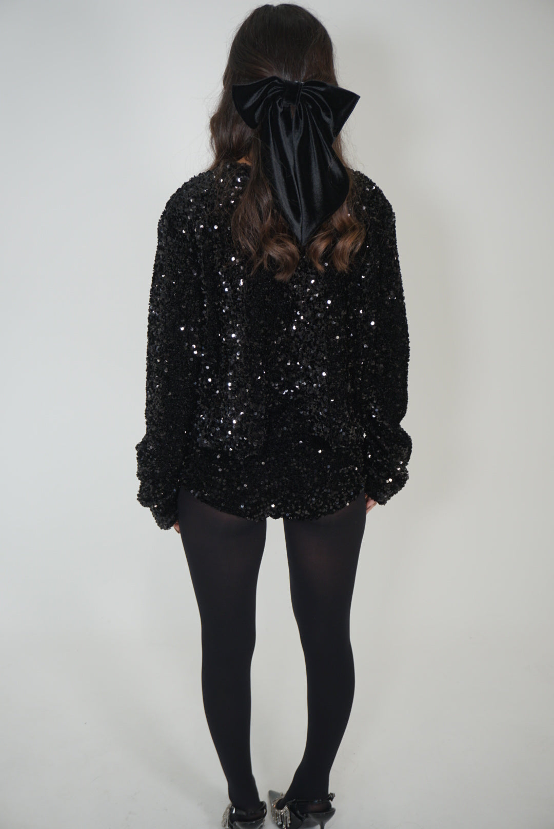 Sequin high waisted mini shorts 'Sequin mix & match'