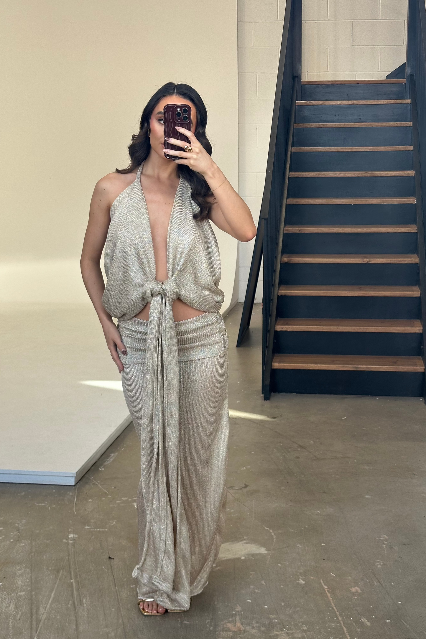 Lilibet co-ord champagne glitter